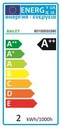 G125 filament LED pære - 230V / 2W, E27 (2700K)
