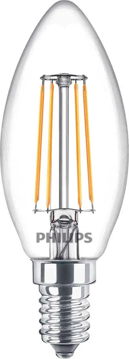 PHILIPS LED 4,3W (40W) E14 2700K 470lm 6-pak