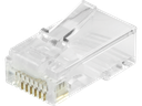 RJ45 modularstik, CAT6 UTP, Pass Through (10 stk.)