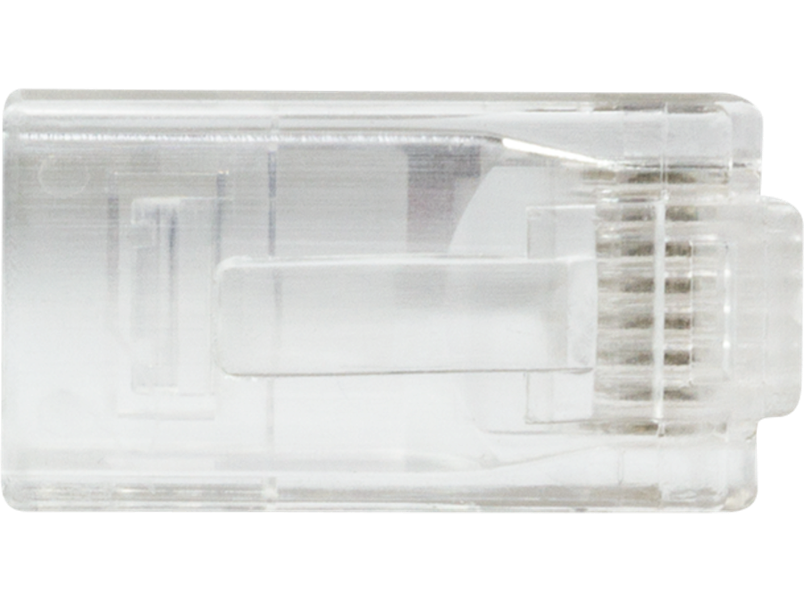 RJ45 modularstik, CAT6 UTP, Pass Through (10 stk.)