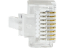 RJ45 modularstik, CAT6 UTP, Pass Through (10 stk.)