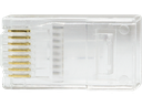 RJ45 modularstik, CAT6 UTP, Pass Through (10 stk.)