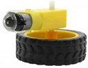 DC motor + hjulsæt til Arduino robotprojekter (4+4 stk.)