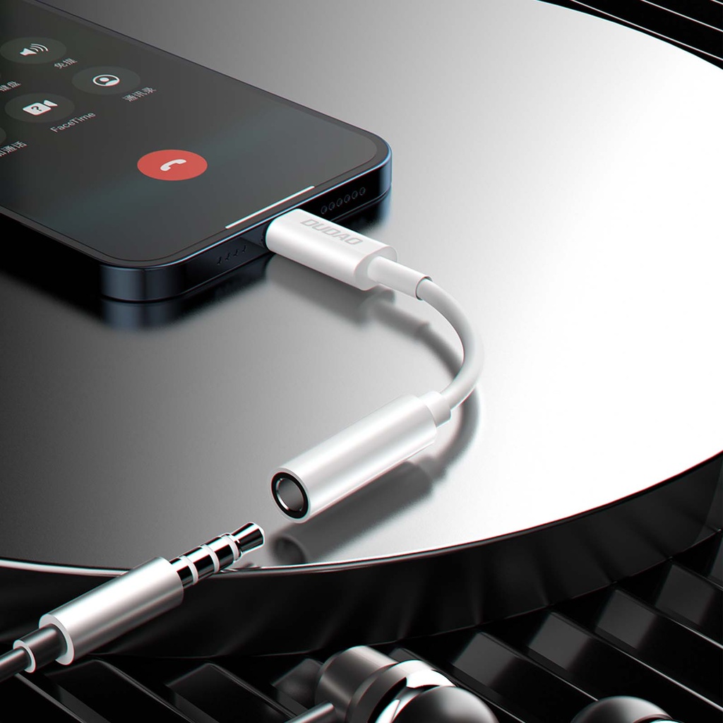 iPhone Audioadapter - Lightning han > 3,5mm JACK hun (10cm)