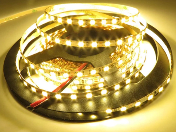5mm LED strip - 12Vdc, 120 LED/m IP20, Varm hvid (metervare)