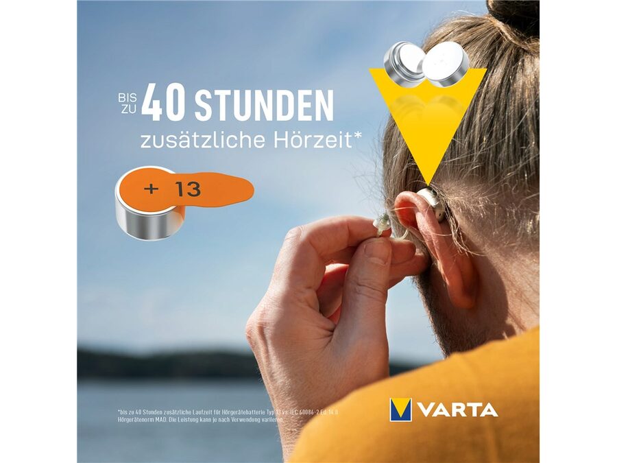 Batteri til høreapparat - PR48/13 (6 stk.)