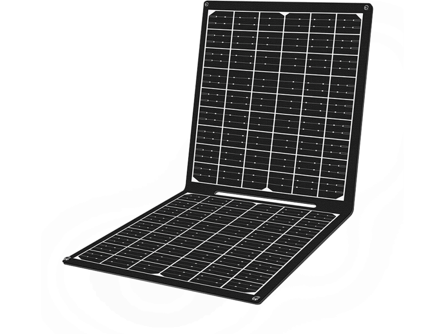 Foldbar solpanel med USB+DC-udgang - 30W (IP65)