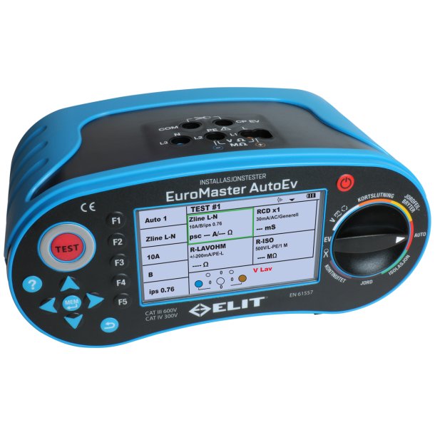 ELIT EuroMaster AutoEV installationstester m. EV lader test