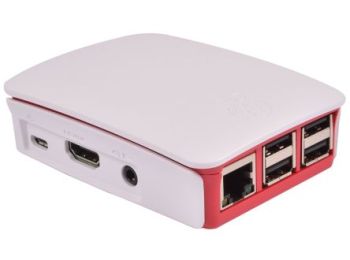 Raspberry Pi 3 kabinet - Hvid (til Pi 3 model B/B+)