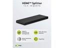 HDMI 2.0 splitter - 1 ind til 4 ud, 4K/60Hz, HDCP
