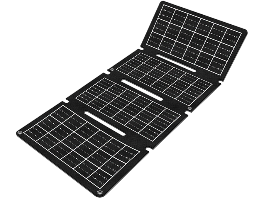 Foldbar solpanel med USB-udgang - 15W (IP65)