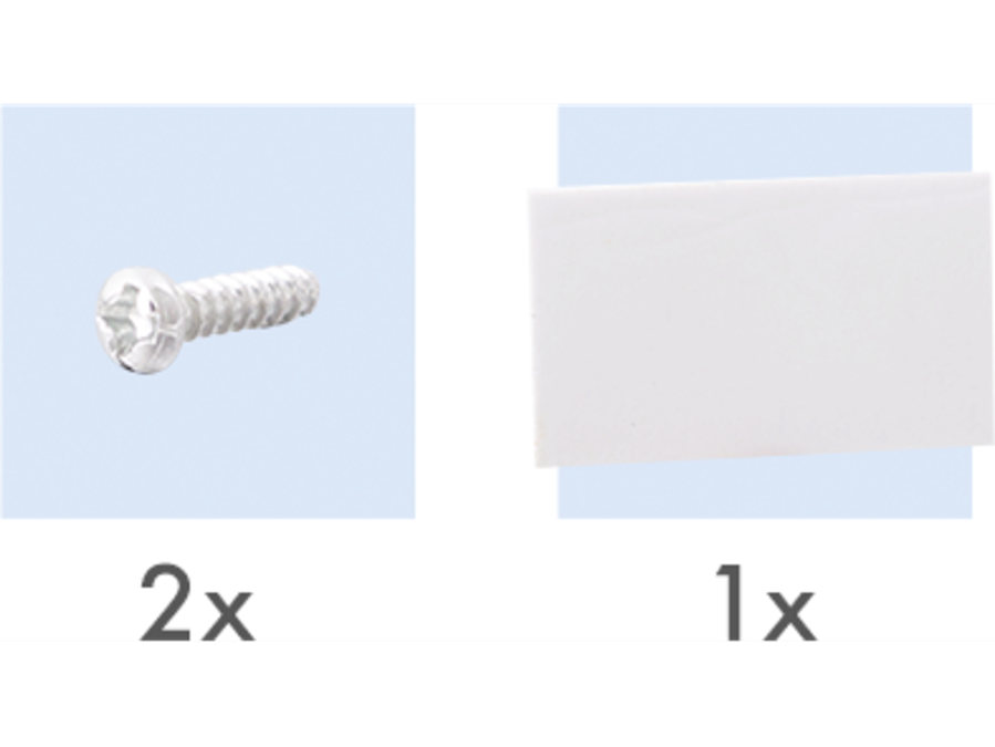 Cat.6A udtag til vægmontage - 1 x RJ45 hun, uskærmet