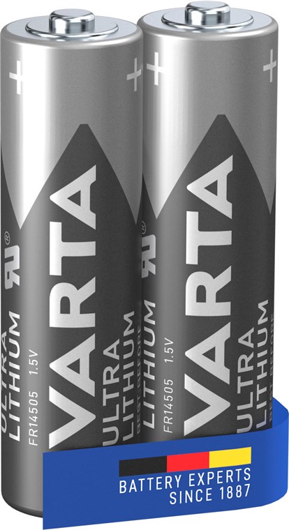 Ultra Lithium AA/FR6 batteri - 1,5V / 2900mAh (2 stk.)