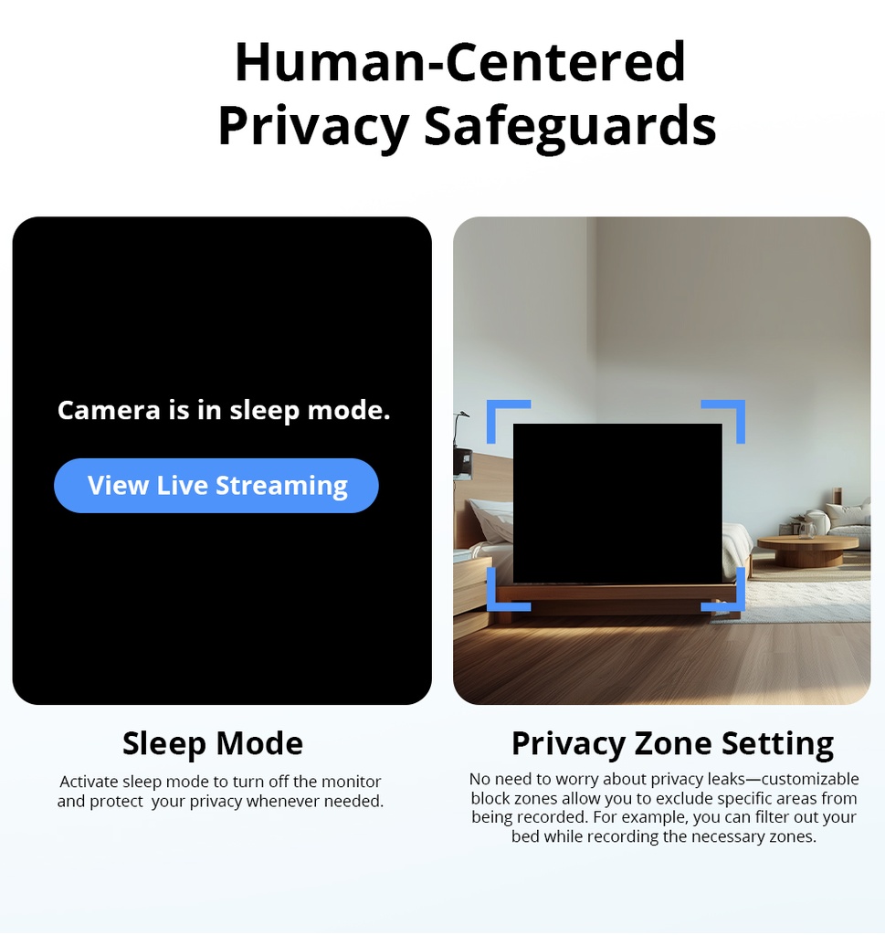 WiFi AI slim overvågningskamera (2nd gen.) - 1080p
