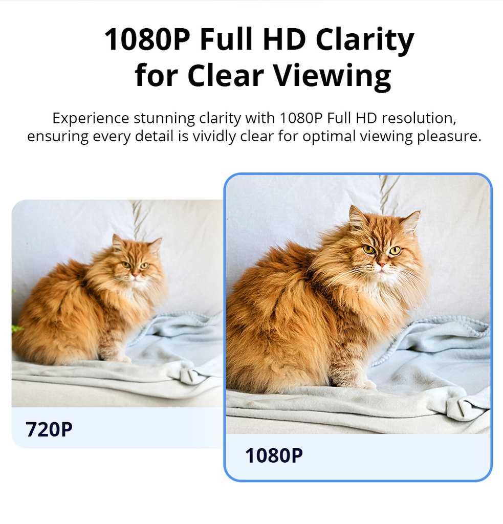 WiFi AI slim overvågningskamera (2nd gen.) - 1080p