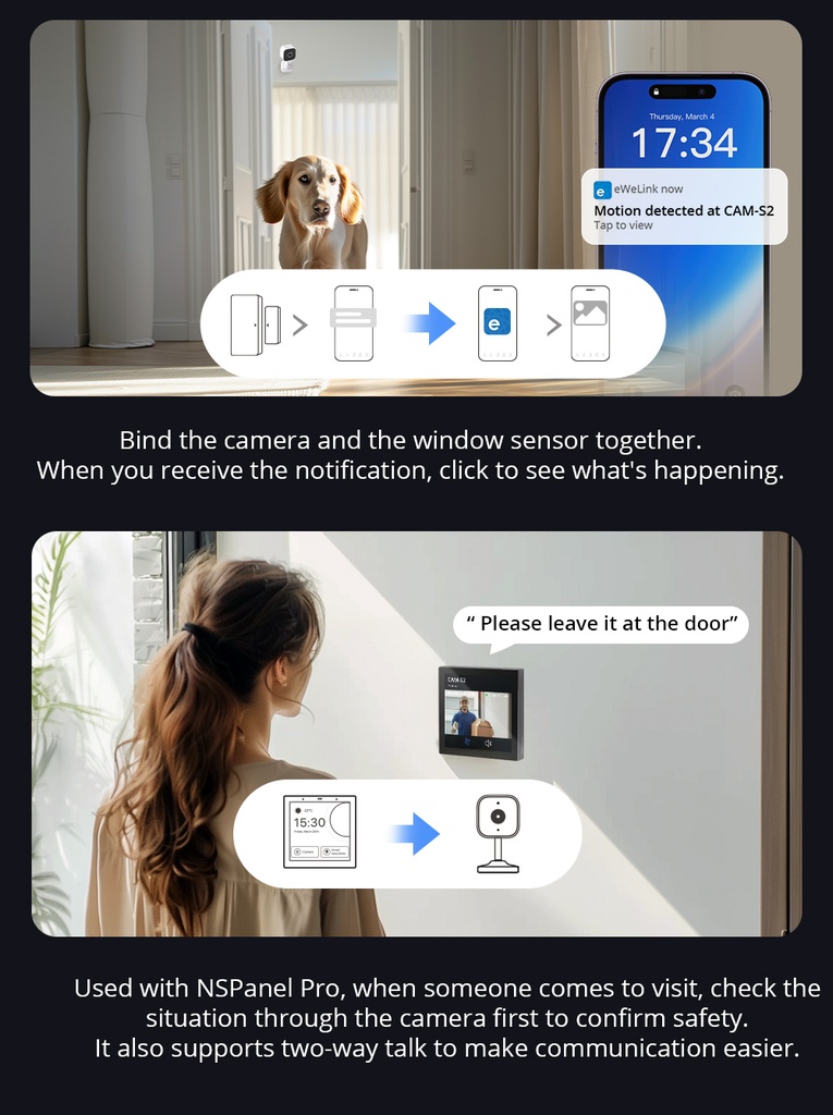 WiFi AI slim overvågningskamera (2nd gen.) - 1080p