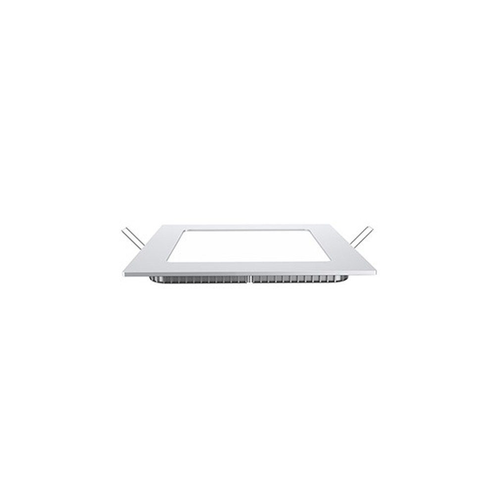V-Tac 15W LED indbygningspanel - Erstatter 45W, Hul: 14 x 14 cm, Mål: 16 x 16 cm, uden driver