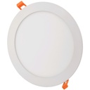 18W LED indbygningspanel - Erstatter 97W - Ø20,2 cm hul, Ø22 cm mål, 230V - 1490lm - RA80