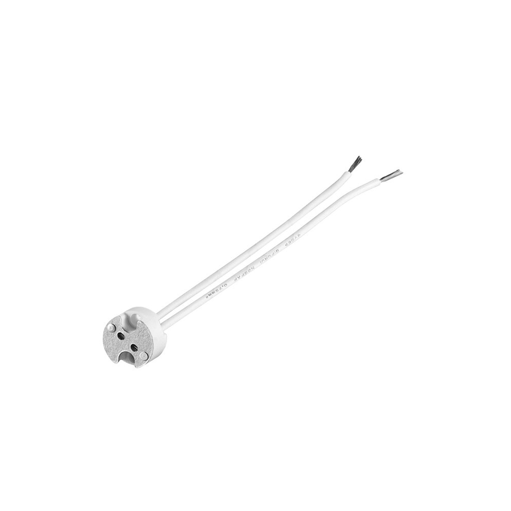 MR16 fatning, keramisk, med holder til downlight, inkl. 12V input