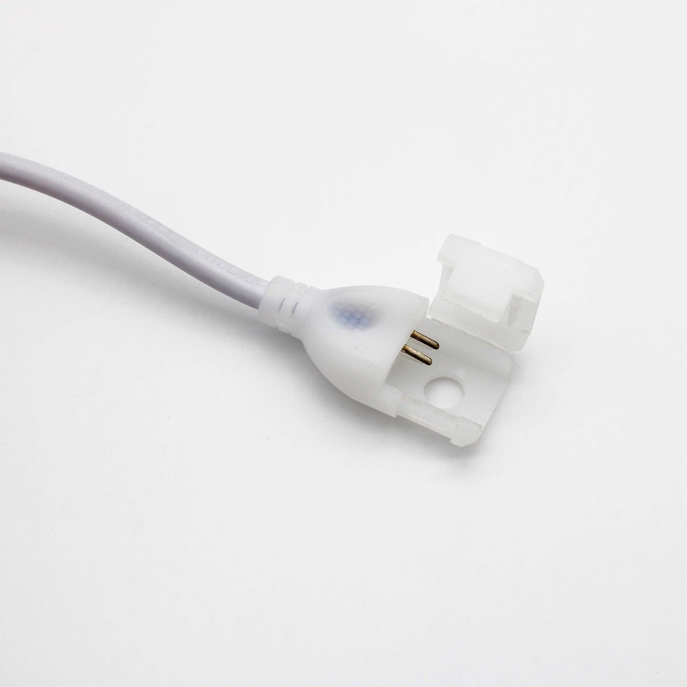 8x16 CLIP-ON 24V Neon Flex LED med endeprop og IP67 - 24V, 24V-input, vandtæt IP67