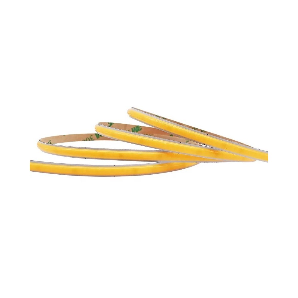 8W/m CCT COB-LED strip til 120 cm profil - 237 cm, IP20, 608 LED pr. meter, 5mm bred, 24V, RA97 - 8W/meter LED Strip, 24V, 800lm/m, RA90