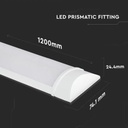 LED loftarmatur 30W 4000K 120cm