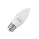 LED pære A5-C37 E27 6W 3000K erstatning for 42W med 3 års garanti