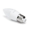 LED lyspære A5 C37 E27 7W 3000K - Erstatter 48W, 610lm, RA80, 3 års garanti