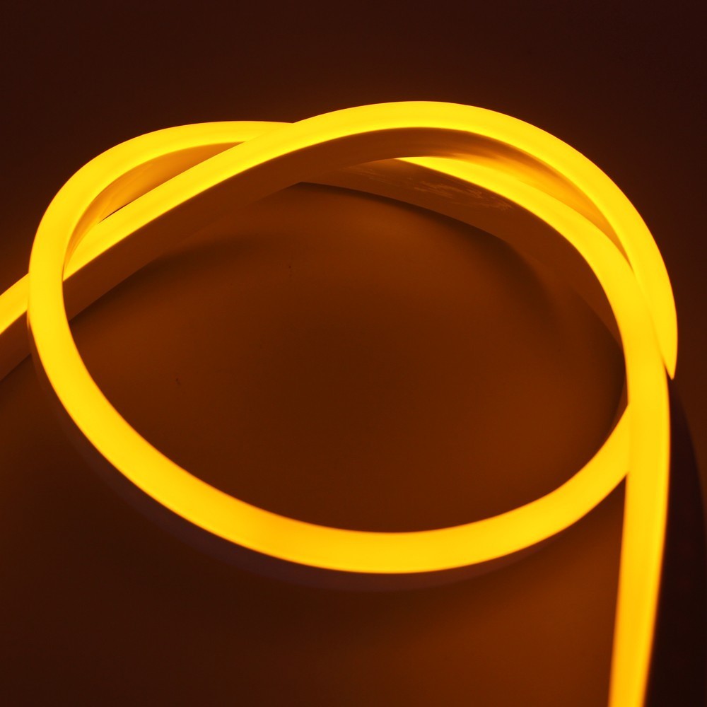 Gul 8x16 Neon Flex LED - 8W pr. meter, IP67, 230V
Gul 8x16 Neon Flex LED-strip - 8W pr. meter, vandtæt, 230V