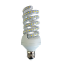 LED B5 Spiral pære - 18W E27 3000K, erstatter 118W, 230V input, 1850lm, RA80, 3 års producentgaranti.
