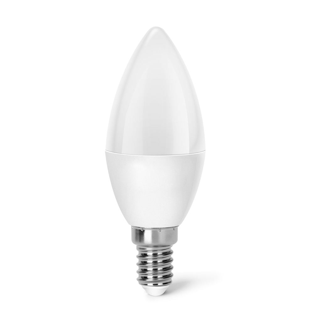 LED-pære E14 6W 4000K - Erstatter 42W, 510lm, RA80, 3 års garanti