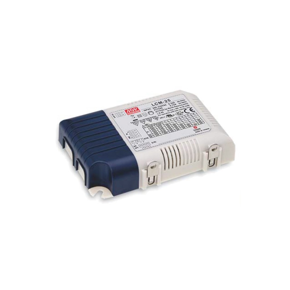 Meanwell LCM-25 0-10V dæmpbar LED driver til panelbelysning, 25W, 230V input