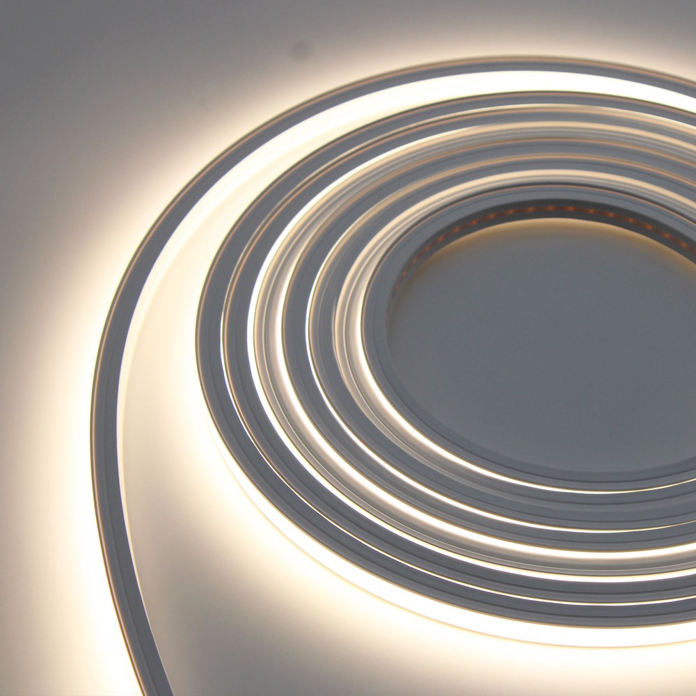 AnyCut Neon Flex 10x10 Neutral hvid LED strip - 5m, 8,5W/m, 12V, Ingen klippeafstand