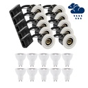 10 stk. LEDlife indbygningsspot Inno88 Udendørs - Inkl. 4,5W GU10, Hvid, IP44, godkendt i isolering