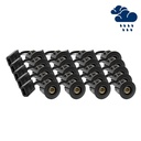 LEDlife indendørs- og udendørsspot Inno88 - 20 stk. Sorte GU10 LED-spotlights med IP44-klassifikation og isoleringsgodkendelse