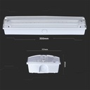 3W LED Nødbelysning, 6000K