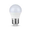 V-Tac 4W LED pære - G45, kompakt, E27, erstatning for 30W