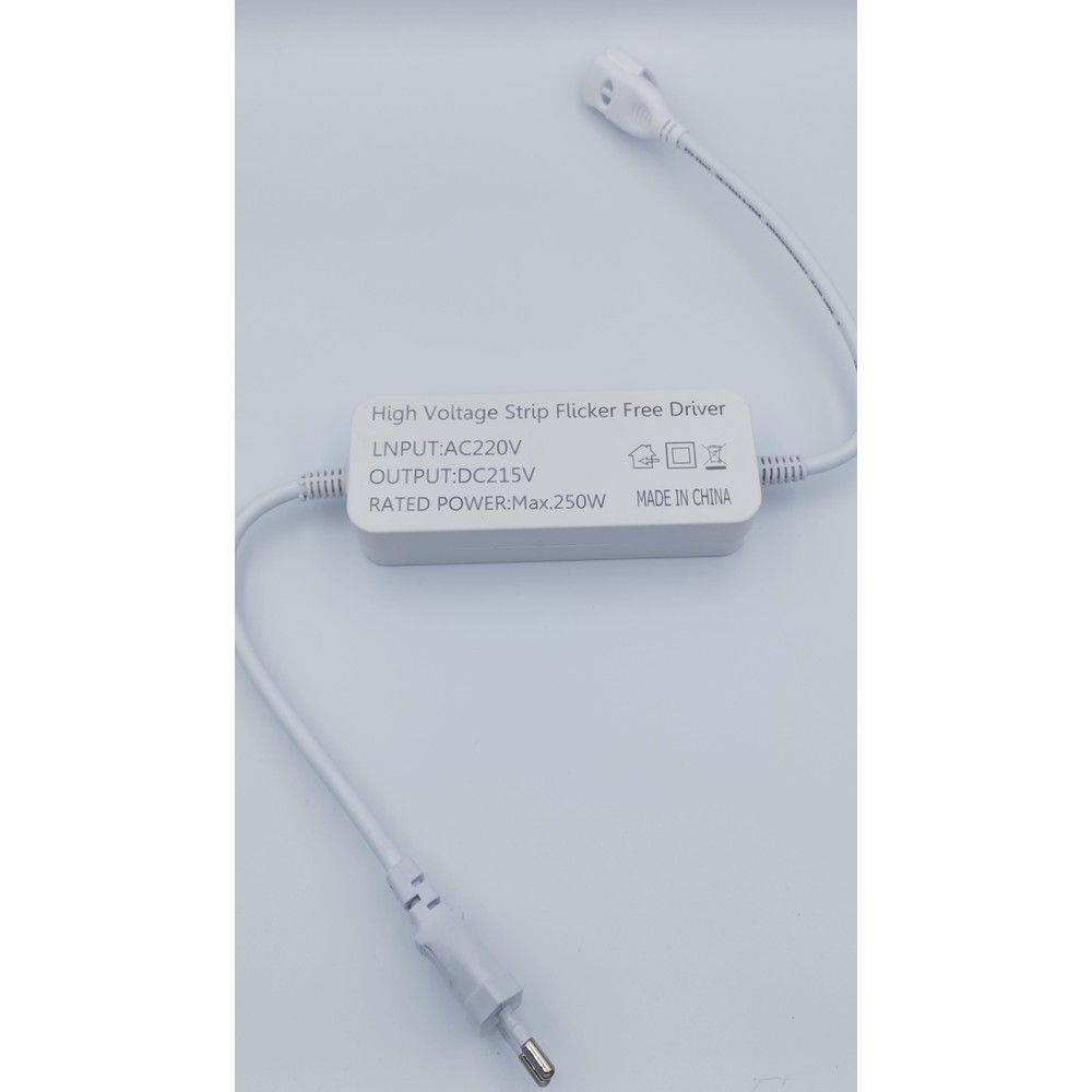 LED strip til 230V (Type X-2) - Flicker free, inkl. endeprop, ikke dæmpbar