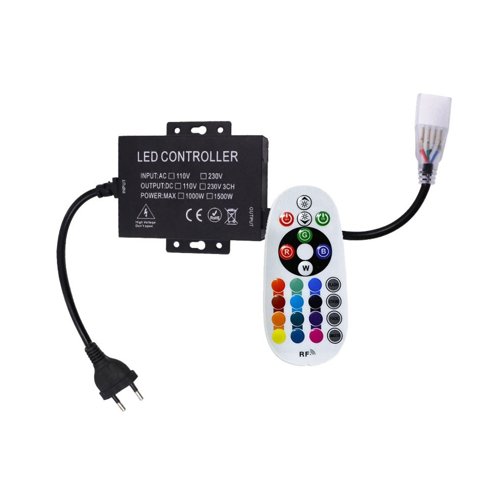 230V RGB controller med endeprop og memory funktion - op til 100 m rækkevidde