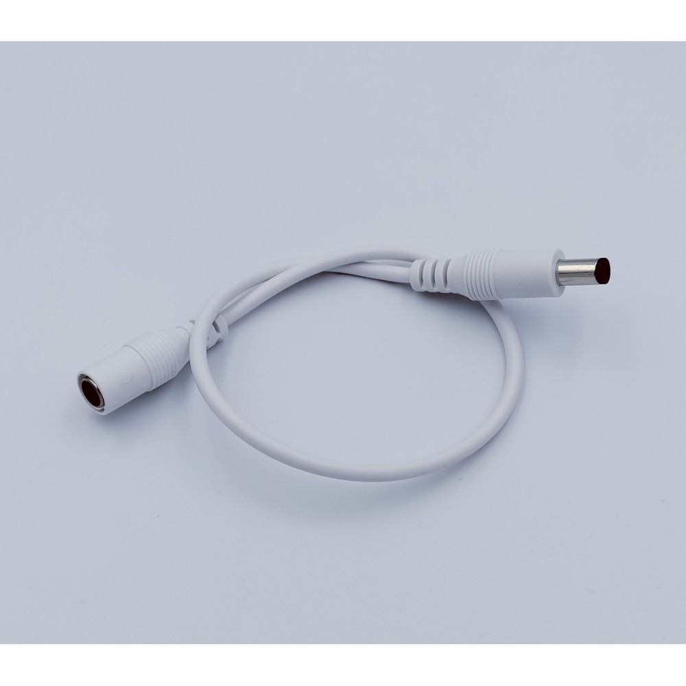 DC Forlængerkabel til LED strips, hvid, 50 cm, 5V-48V