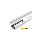 LED Troldtekt Skinne 60 cm, CCT - 19W, Akustilight, Planforsænket, 24V, 1950lm, RA93, 5 års producentgaranti