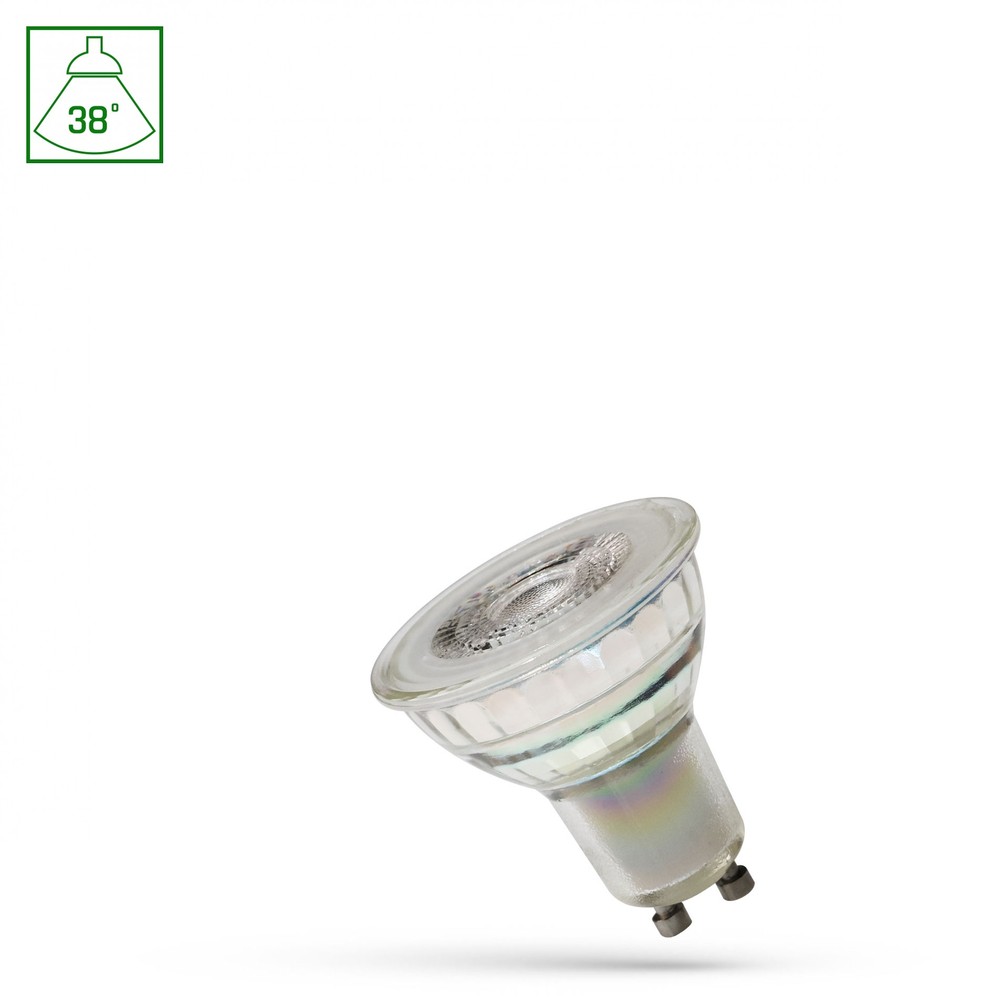 Spectrum 3,5W LED spot - 230V, GU10, 265lm, RA80 - Energibesparende spot med GU10 fatning til 230V netstrøm