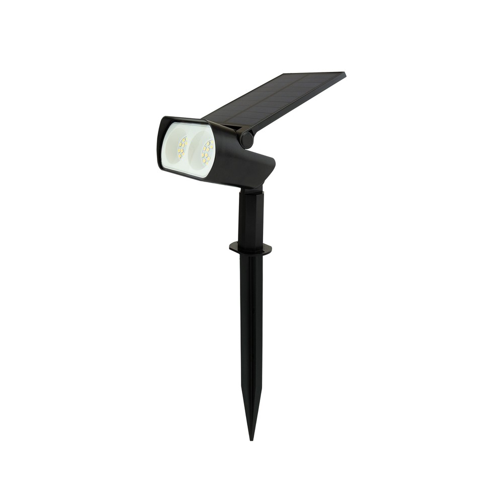 Solcelle havebelysning med fjernbetjening - Sort, CCT, 2W, IP65, 200lm