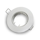 Downlight kit uden lyskilde - Ø7 cm hul, 9,2 cm mål, mat hvid, inkl. keramisk fatning MR11