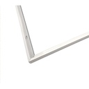 Troldtektramme til LED panel - 120x60 - Hvid kant - Passer til Troldtekt uden tilpasning