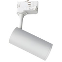 Skinnespot med GU10 fatning - Hvid, passer til V-Tac skinner/Global, 3-faset, uden lyskilde (230V)