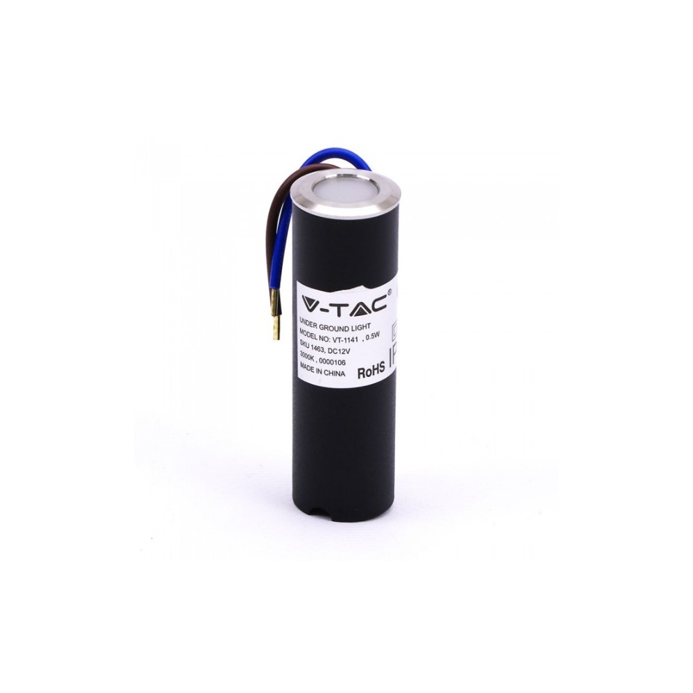 V-Tac Nedgravningsspot - 0,5W, 12V, 5lm, RA80, IP67