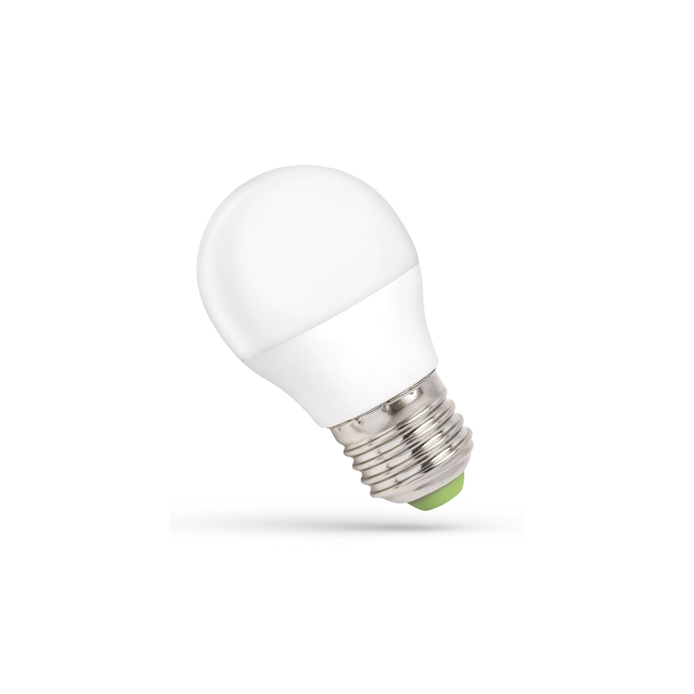 6W LED kronepære - G45, dæmpbar, matteret glas, E27, 480lm, RA80