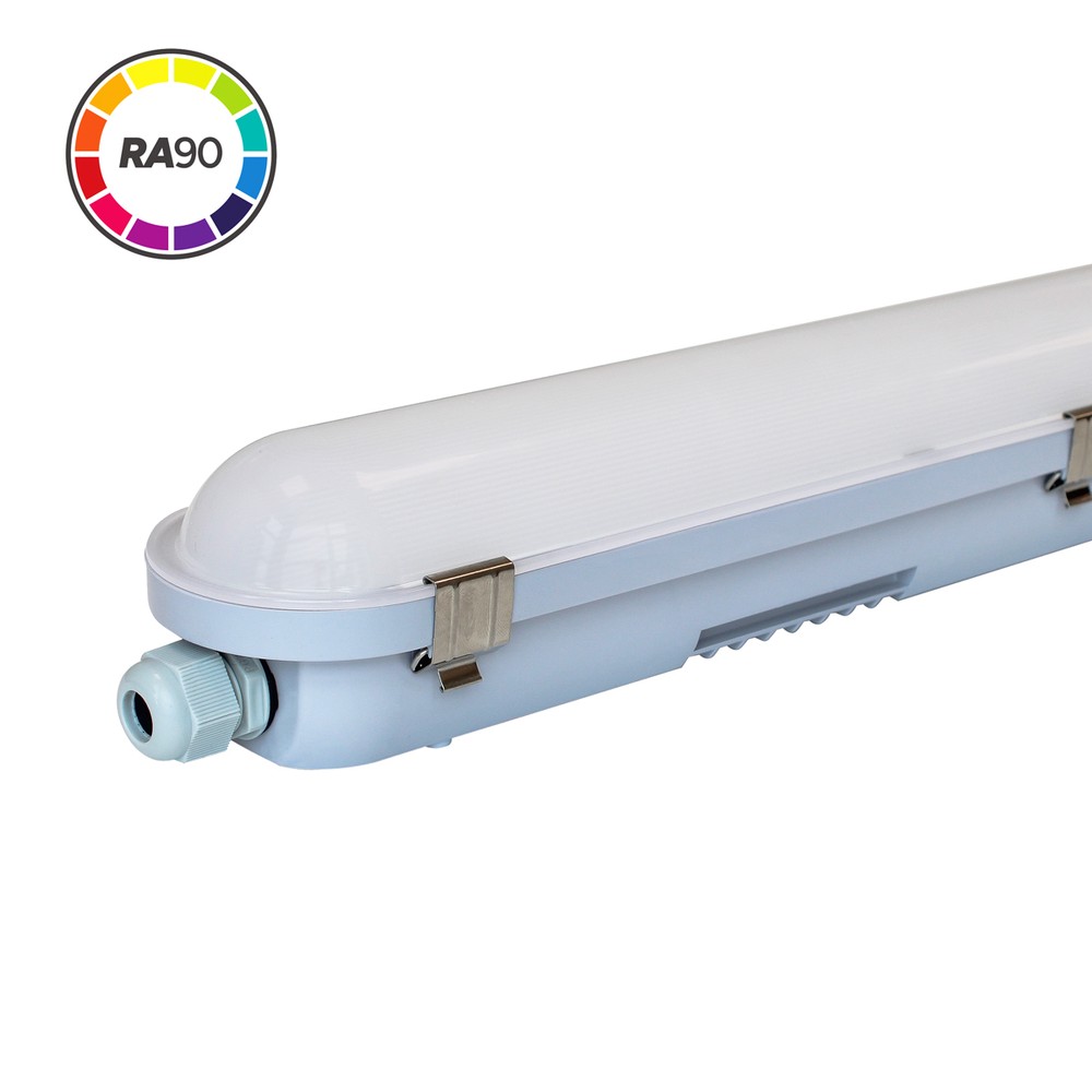 150 cm armatur med høj farvegengivelse (HiCRI) - RA90, 60W, gennemfortrådet, IP65