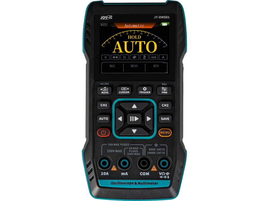 Håndholdt 3-i-1 Oscilloskop , Multimeter, Signalgenerator